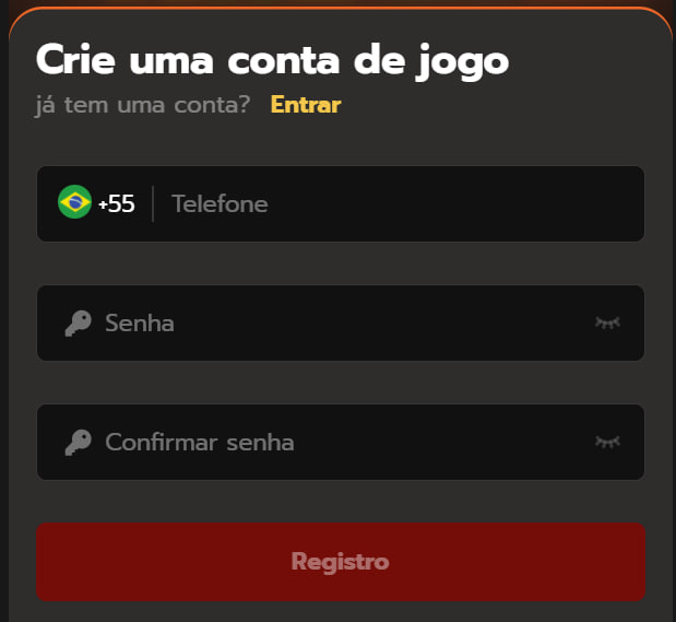 Formulário de Registro 857LUCK